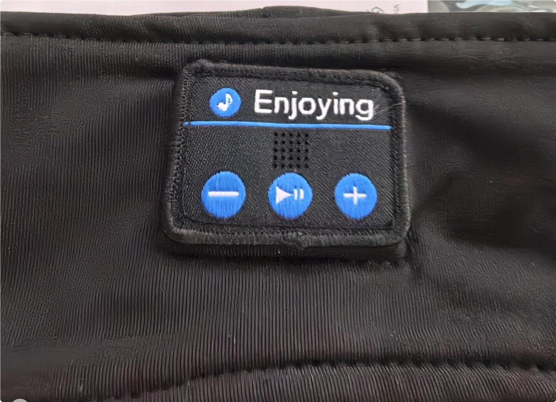 Wireless Bluetooth V5.0 Sports Headband with Music Call Stereo Shading Sleep Headband